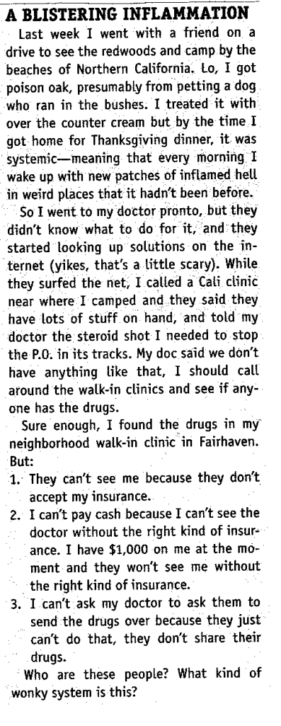 wonky medical system